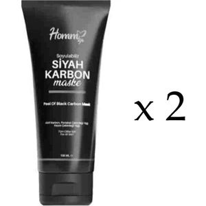 Bitkisel Siyah Karbon Maske 100 ml 2 Adet