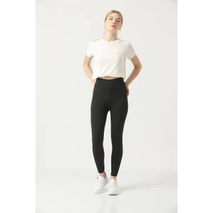 Ozy Fashion Kışlık Şardonlu Fitilli Kadın Yüksek Bel Dikişsiz Tayt