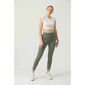 Ozy Fashion Kışlık Şardonlu Fitilli Kadın Yüksek Bel Dikişsiz Tayt