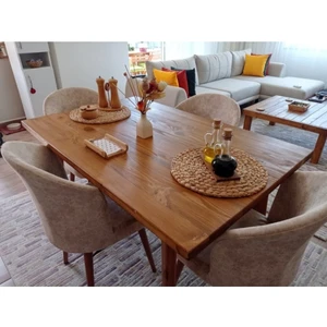 Uğurlu Baylar Doğal Ağaç Masa