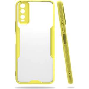 Vivo Y11S Kılıf Platin Silikon - Sarı 300099