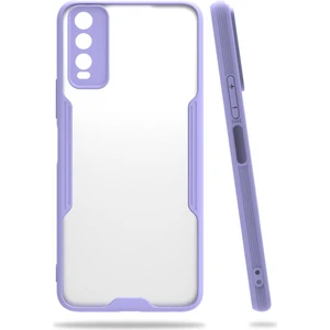 Vivo Y11S Kılıf Platin Silikon - Lila 300099