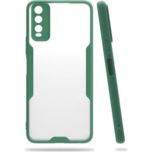 Vivo Y11S Kılıf Platin Silikon - Yeşil 300099