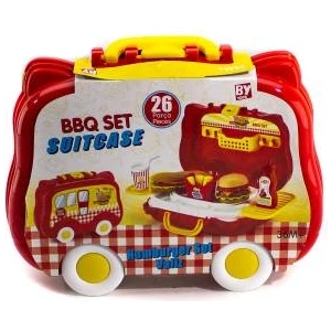 Hamburger Oyuncak Hamburger Set 26 Parça Arabalı Set