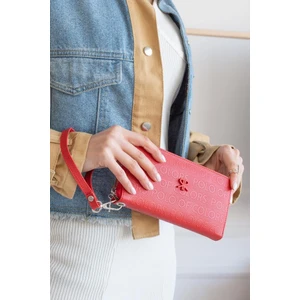 Impolo Stella Kırmızı Kadın El Cüzdanı 20X11 Ebat