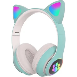 SN-CT888 Bluetooth LED Işıklı Kulak Üstü Kedi Kulaklık