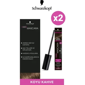 Saç Maskarası Koyu Kahverengi 16 Ml X2
