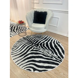 Zebra Desenli Dekoratif Halı
