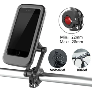 Oto Motosiklet Telefon Tutucu Bisiklet Atv Telefon Tutucu Su Geçirmez