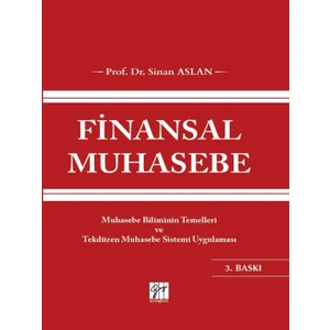 Finansal Muhasebe - Sinan Aslan