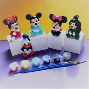 3 Elma Tasarım Atölyesi Mickey Mouse Taş Boyama Seti-Aktivite-Hediye-Eğitici-Aile Etkinlik-Okul Öncesi-Hobi-Bayram-Karne-Doğum Günü-Özel Gün Hediyesi