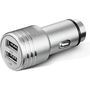 Çift USB Araç Şarj Cihazı Metal Yüksek