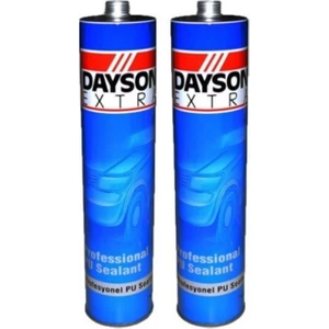 Extra Mastik Poliüretan Siyah Silikon Pu 280 ml Çelik Silikon Başlıklı Renk Siyah 2 Adet