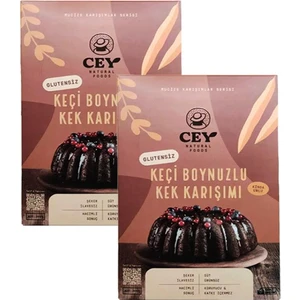 Cey Natural Foods Glutensiz Kinoa Unlu Keçiboynuzlu Kek Karışımı 2 x 265 gr