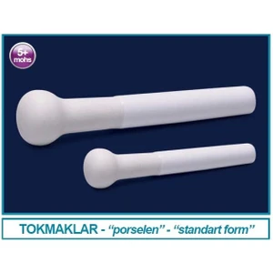 038.03.150 Tokmak - Porselen - 150 mm (1 Adet)