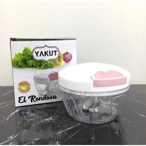 3 Bıçaklı Ipli El Rondosu Soğan Doğrayıcı Pk-03