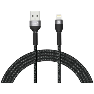 Case 4U Zore Shira Serisi Lightning Usb Kablo 2 Metre Siyah