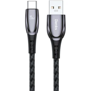 D40 Type-C USB Kablo 5A 25W Hızlı Şarj Kablosu 2 Metre Data Kablo 480 Mbps Kumaş Örgü