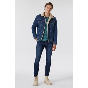 Lee Cooper Puebla Erkek Kürklü Jean Ceket