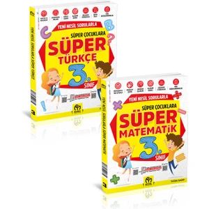 Model Eğitim Yayıncılık 3. Sınıf Yeni Nesil Sorularla Süper Türkçe - Matematik