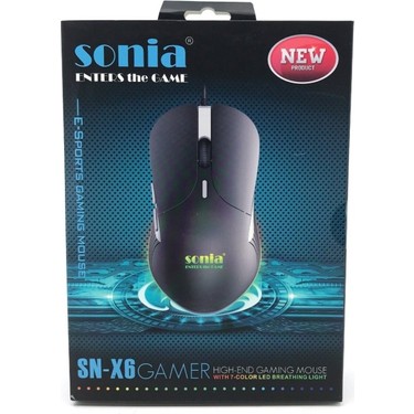 Sonia Sn-X6 Kablolu Gaming Oyuncu Mouse Fiyatı - Taksit Seçenekleri