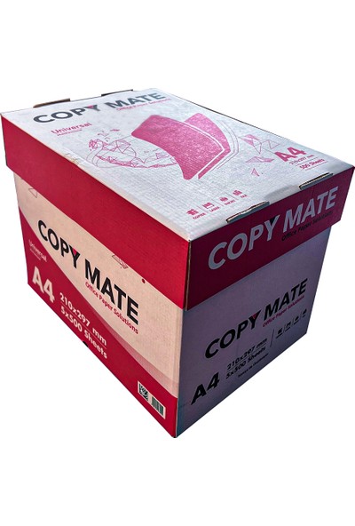 Copy Mate Universal A4 Fotokopi Kağıdı 1 Koli 75 Grm2 5 Paket 2500 Adet