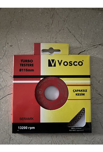 Gold Tape Vosco Turbo Testere Ø115MM