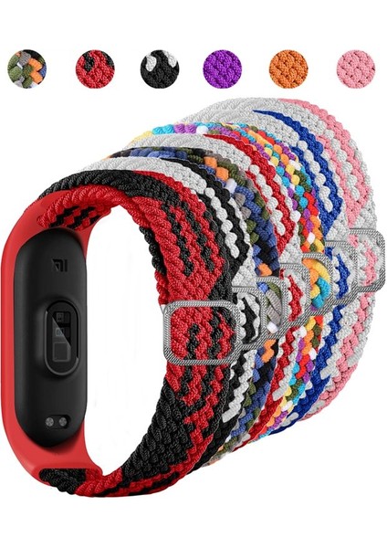 Xiaomi Mi Band 4 - 5 - 6 Uyumlu Tokalı Örgü Kordon fiyatları