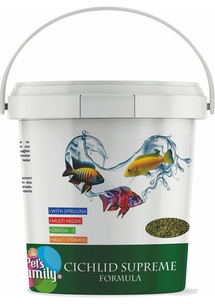 Pets Family Cichlid Supreme Formula 10L/3KG