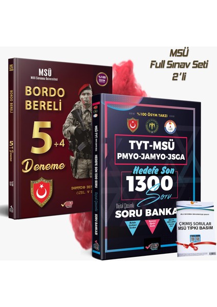 Msü 2’li -Msü Soru Bankası-Msü 10’lu Deneme