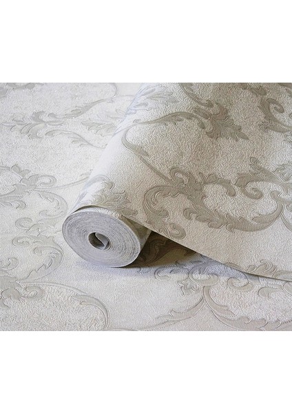 Dante Seri Damask Desenli Duvar KAĞIDI-1403-2 Gri modelleri
