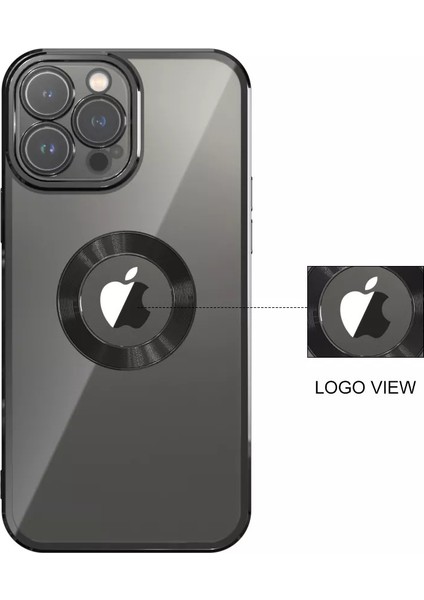 iPhone 11 Kılıf 5d Kamera ve Lens Korumalı Plating Logo Cut Arkası Şeffaf Silikon Flay Case indirimleri
