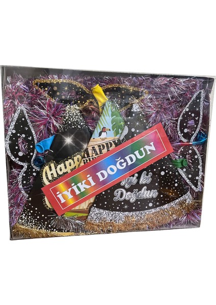 Şapkalı Iyi Ki Doğdun Parti Seti Doğum Günü Seti