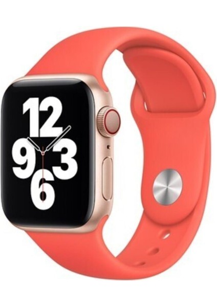 Apple Watch Uyumlu Mercan Spor Kordon Silikon Kayış 38 40 mm