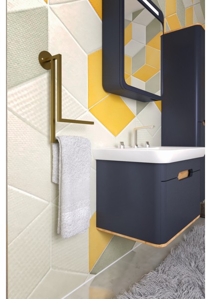 Lyla Concept Lotus Wall  Banyo Havluluğu, Havluluk Duvara Monte