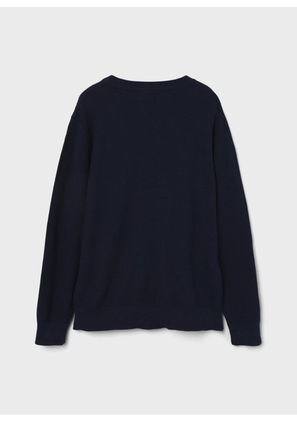 Düz Lacivert Erkek Çocuk Atlet Nlmnilas Ls O-Neck Knit modelleri