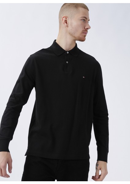 Bisiklet Yaka Siyah Erkek T-Shirt MW0MW20183BDS modelleri