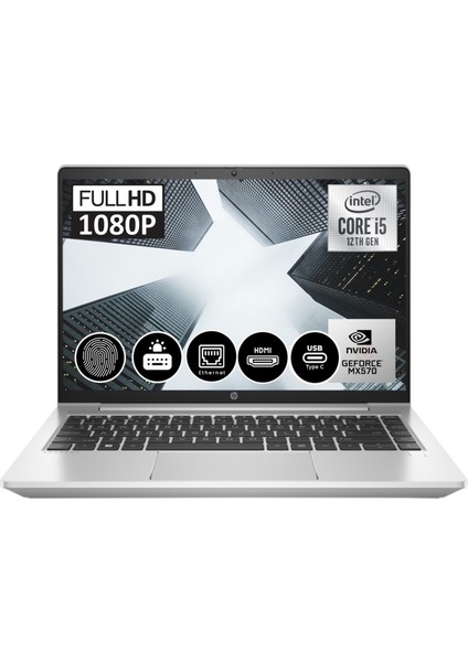 Proobok 440 G9 Intel Core I5 1235U 8gb 512GB SSD 2gb MX570A Freedos 14" Fhd Taşınabilir Bilgisayar 6S749EAW01