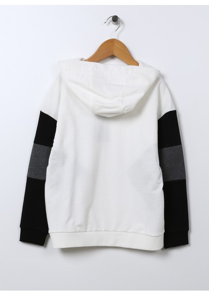 Sweatshirt, 11-12 Yaş, Ekru
