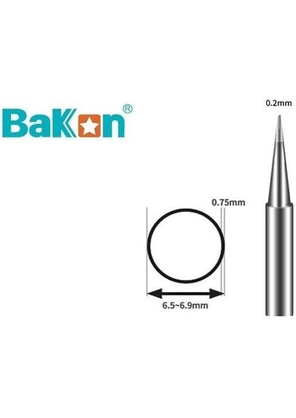 BK863 0.2mm Havya Ucu 600-LB - 1ADET