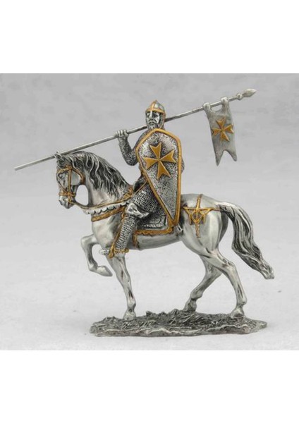 Wıse Veronese Serisi-Wise Mitoloji & Tarih-Ortaçağ Atlı Savaşçı-10*7*2,5 Cm.– Dekoratif Obje