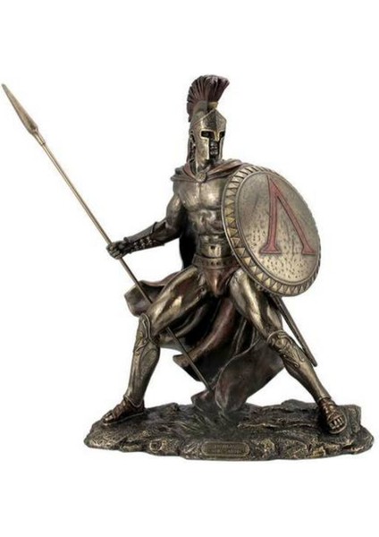 Wıse Veronese Serisi-Wise Mitoloji & Tarih-Mızraklı Leonıdas-26.5*17*34 Cm.