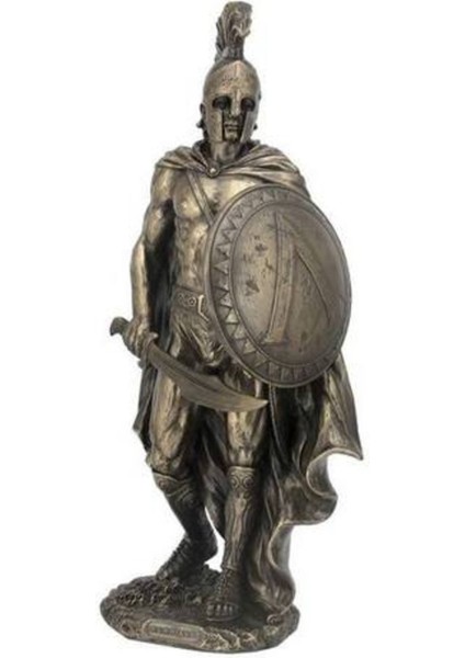 Wıse Veronese Serisi-Wise Mitoloji & Tarih-Sparta Leonıdas-15.5*11*35 Cm.– Dekoratif Obje