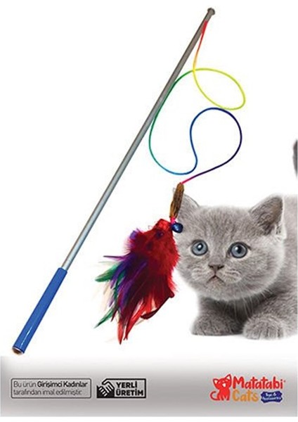 Cats Tüylü Alu Kedi Oltası