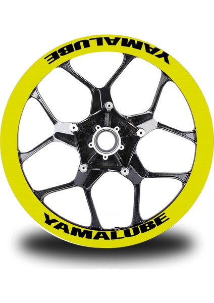 Yamalube Yazılı 8li Jant Içi Yazı Sticker Etiket