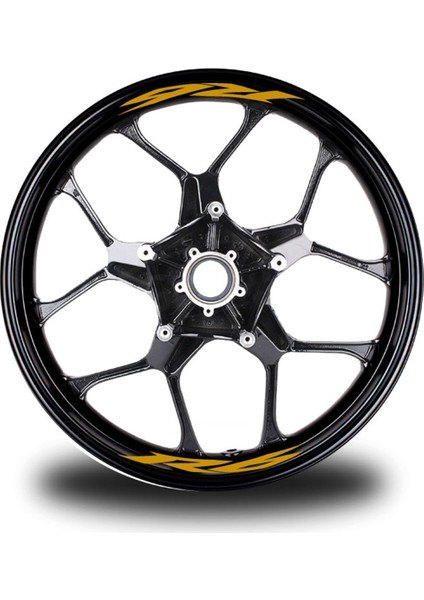 R6 Yazılı 8li Jant Içi Yazı Sticker Etiket