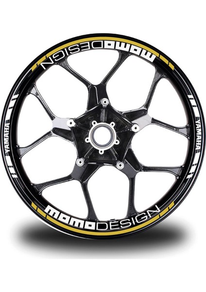 Koyu Sarı Momodesing Takım Jant Sticker Etiket