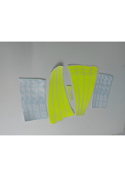 Yamaha mt 25 Neon Yeşil Jant Dışı Şerit Sticker Etiket Modeli fiyatları