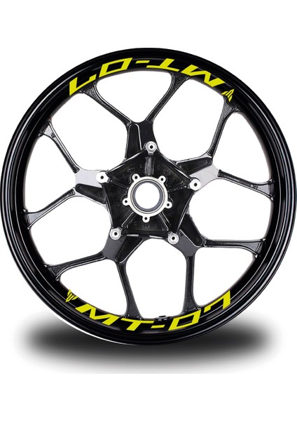 Mt-07 Yazılı 8li Jant Içi Yazı Sticker Etiket fiyatları