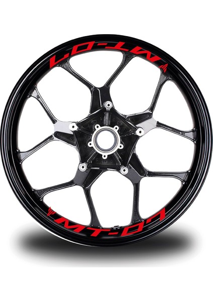 Mt-07 Yazılı 8li Jant Içi Yazı Sticker Etiket fırsatları